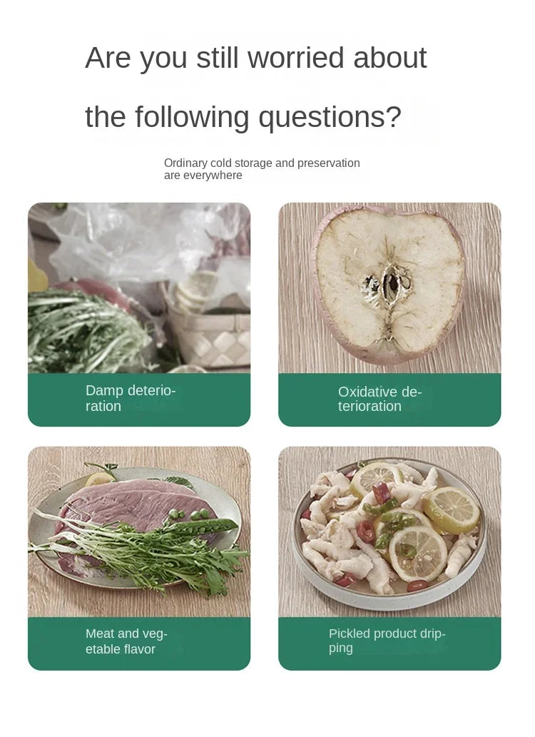 Vacuum Bag Sealing Machine Plastic Package Sealer Bags Clip Bag Handheld Sealer Food Packaging Heat Sealer For Home