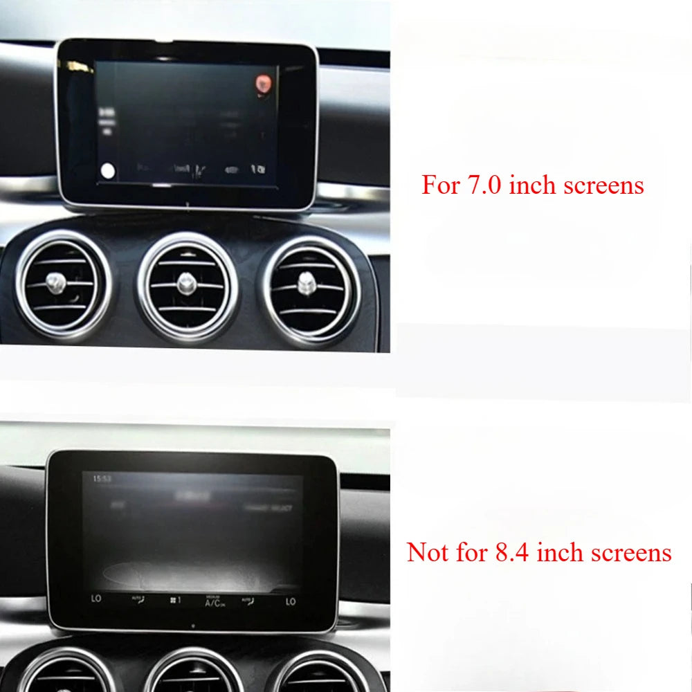 Car Phone Holder For Mercedes-Benz C Class 7-inch W205 2015 2016 2017 2018 GLC 2016 - 2019  Screen Fixed Base Navigation Bracket