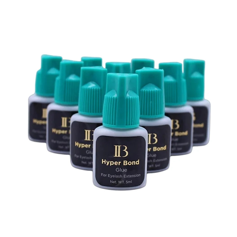 2/5/10Pcs Ibeauty Hyper Bond Individual Cyan Cap 5ml Quick Drying 6 Weeks Lasting Strong Lashes Adhesive From Korea Makeup Tool