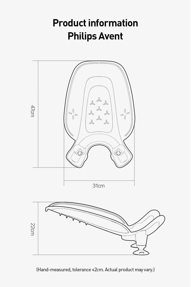 Avent Infant Hygiene Frame Universal Sink Support Stand PP TPE Bath Cleaning Holder for Newborn