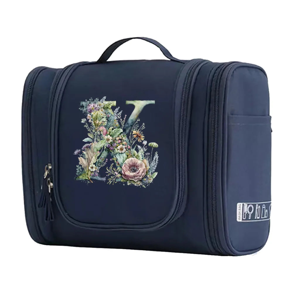 New Fashion Floral Shaped Letter Pattern Female Toiletries Are Very Convenient Minimalist Makeup Bag for Easy Storage of Items