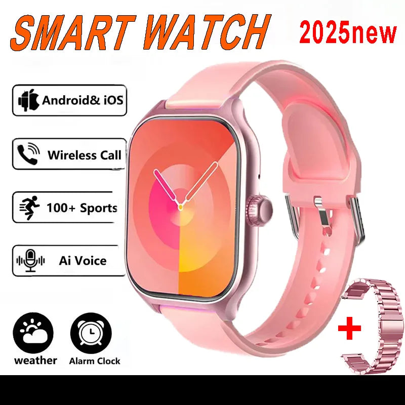 Smart Watch Bluetooth Calling Message Notification Multi-Sport Mode Heart Rate Blood Pressure Blood Oxygen Monitoring SmartWatch