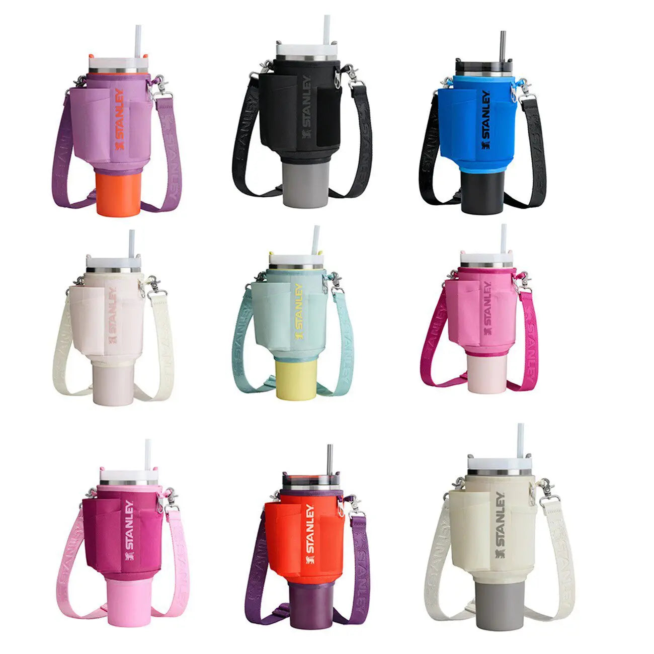 Mini Cooler Lunch Bag Waterproof Insulated Crossbody Bag Fits 40oz Tumbler For Outdoor Camping Picnic Work