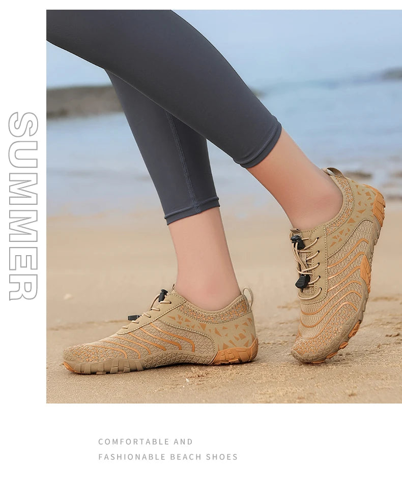 Aqua Shoes For Women Men Barefoot Water Shoes Anti-Slip Quick-Drying Outdoor Beach Upstream Wading Swimming Shoe Sneakers Unisex