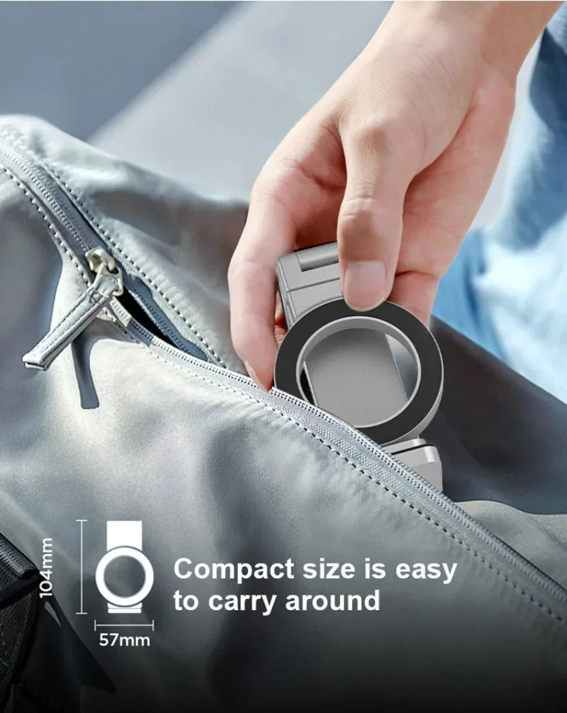 Universal Magnetic Phone Holder Travel Essentials Flexible Rotation Hands-Free Airplane Phone Mount for IPhone15 Pro Max Series