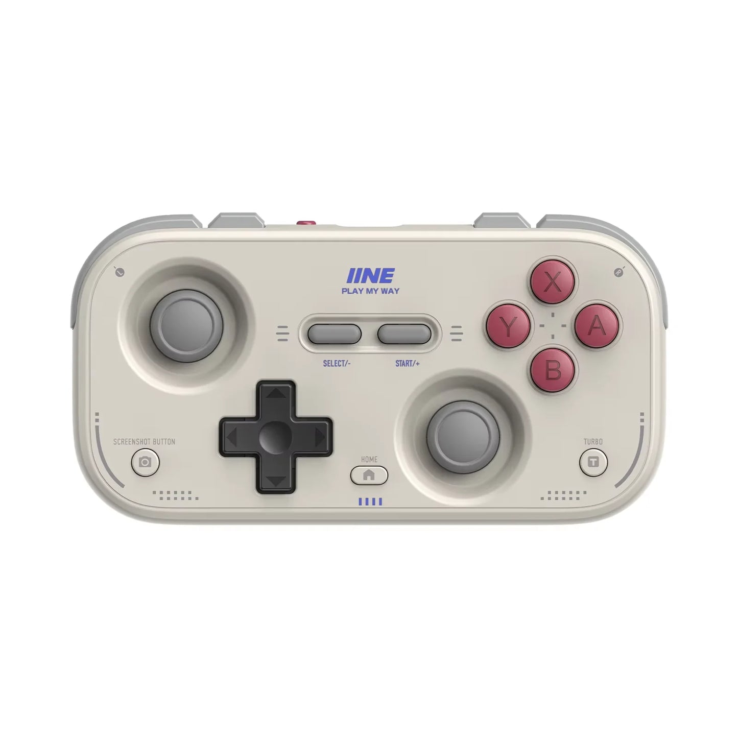 IINE Pocket Mini Controller Palm-Sized Gamepads 1000hz Hall Joystick Short Video Remote Control Suitable for NS2 Android iPhone