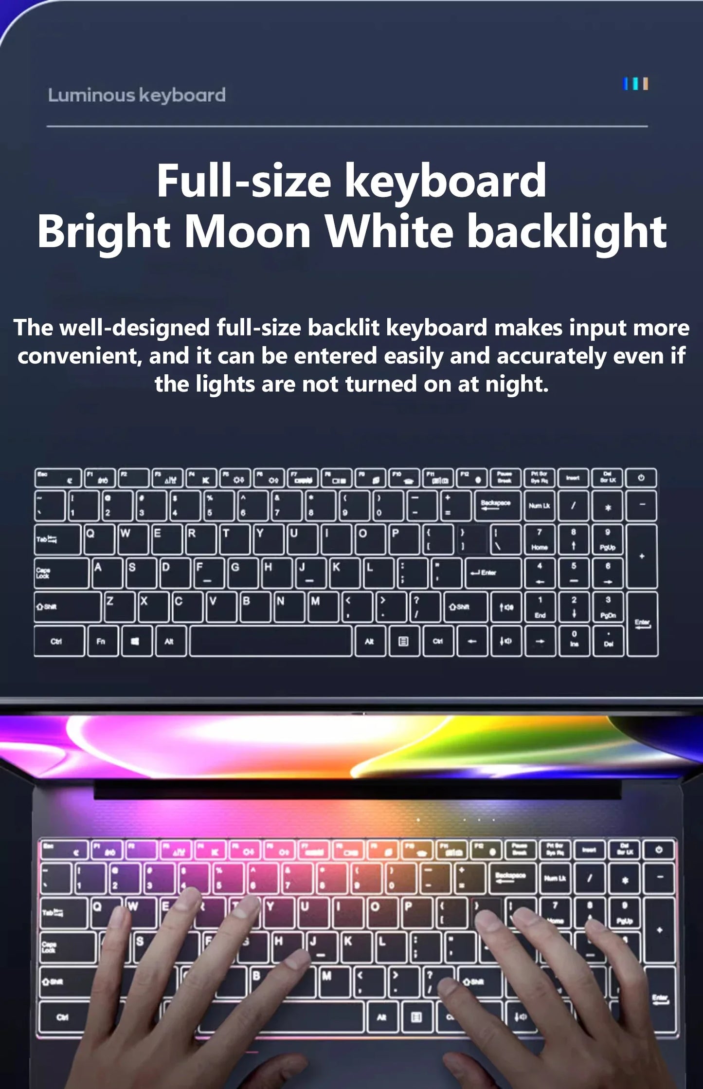 AKPAD Windows 10 11 Ram 16GB Rom 256GB 512GB 1TB 2TB SSD Ultrabook Computer 2.4G/5.0G Wifi Bluetooth Intel N5095 Cheap Laptop