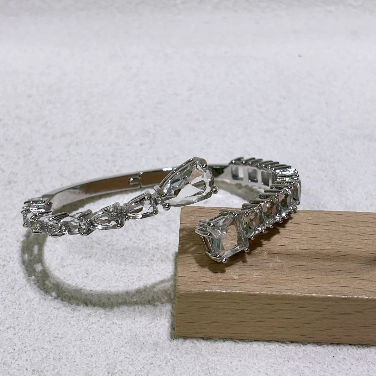 Original 2025 Geometric Charm Boutique Jewelry Set Women Zircon Crystal Necklace Bracelet Earrings Romantic Jewelry Gift