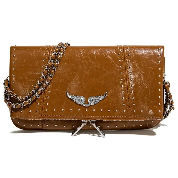 2026 Commuter Crossbody Diaper Bag Women's Luxury Leather Tote Vintage Minimalist Designer Large Capacity Elegant Durable