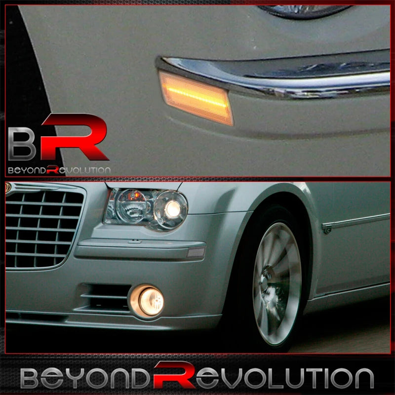 2Pcs LED Side Marker Light Turn Signal Lamps Parking Lamp For Chrysler 300 2005 2006 2007 2008 2009 2010 Car Accessories