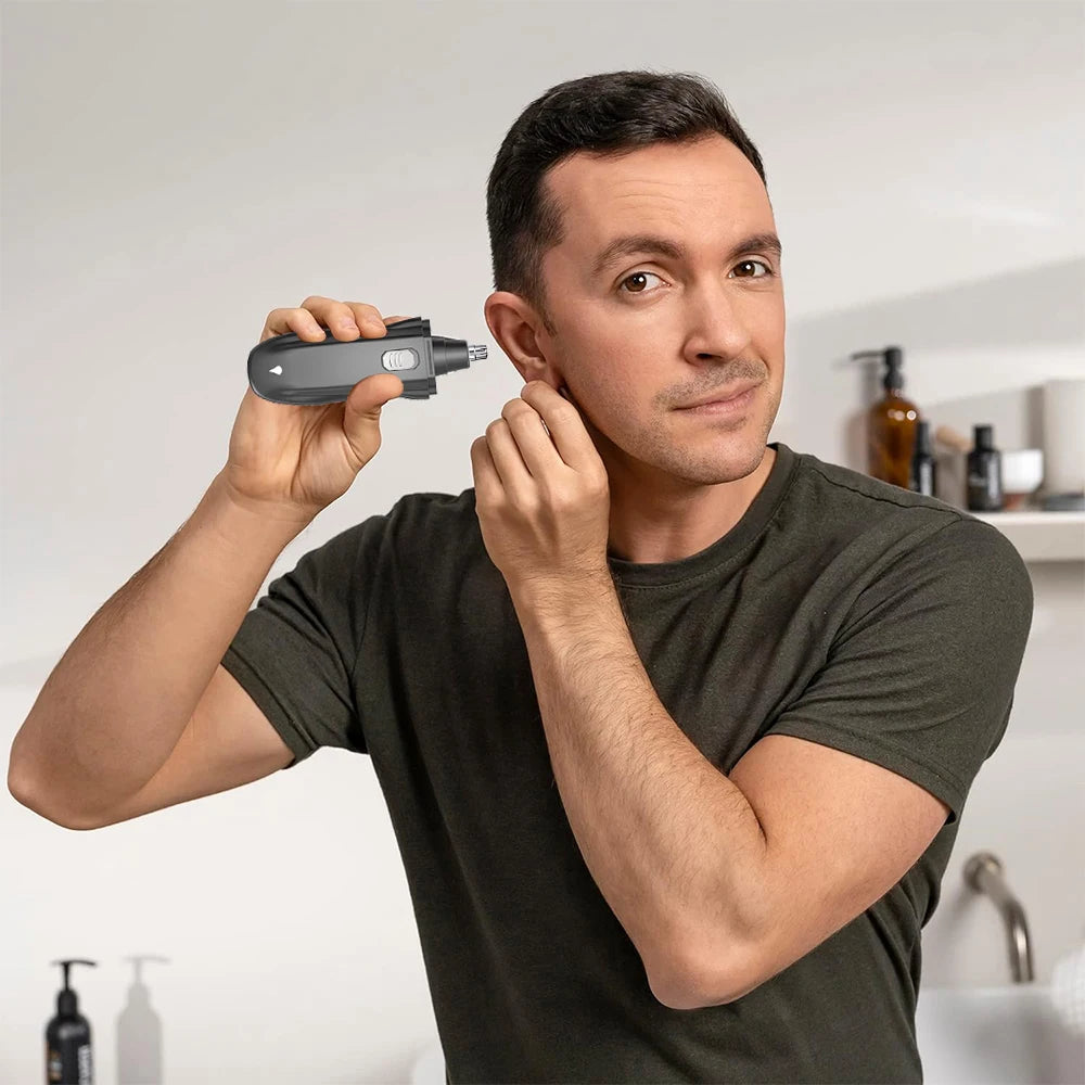 Men's and women's rechargeable ear and nose devices - USB charging, painless facial hair and eyebrow beauty