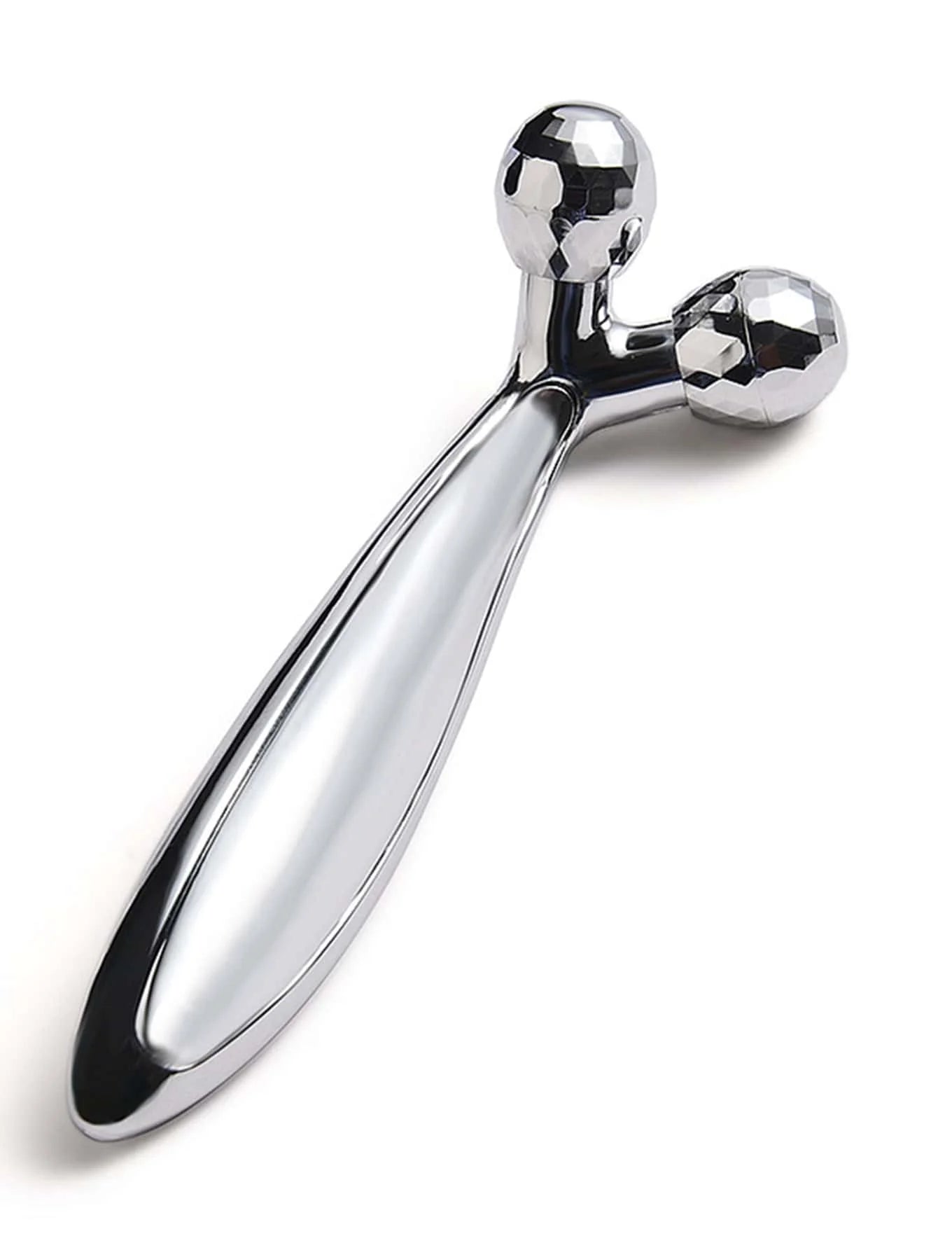 3D Roller Massager Facial Manual Rotating Massager Y-Shape Face Lifting Wrinkle Reducing Massager Body Relaxation Massage Tool