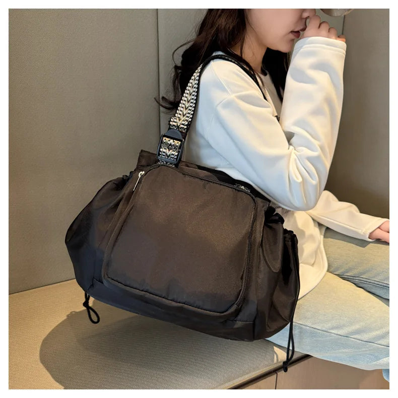 Baby Diaper Bag Multi-pocket Travel Duffel Bags Foldable Gym Bag Women Hand Luggage Airport Bags Mom Stroller Maternity Totes