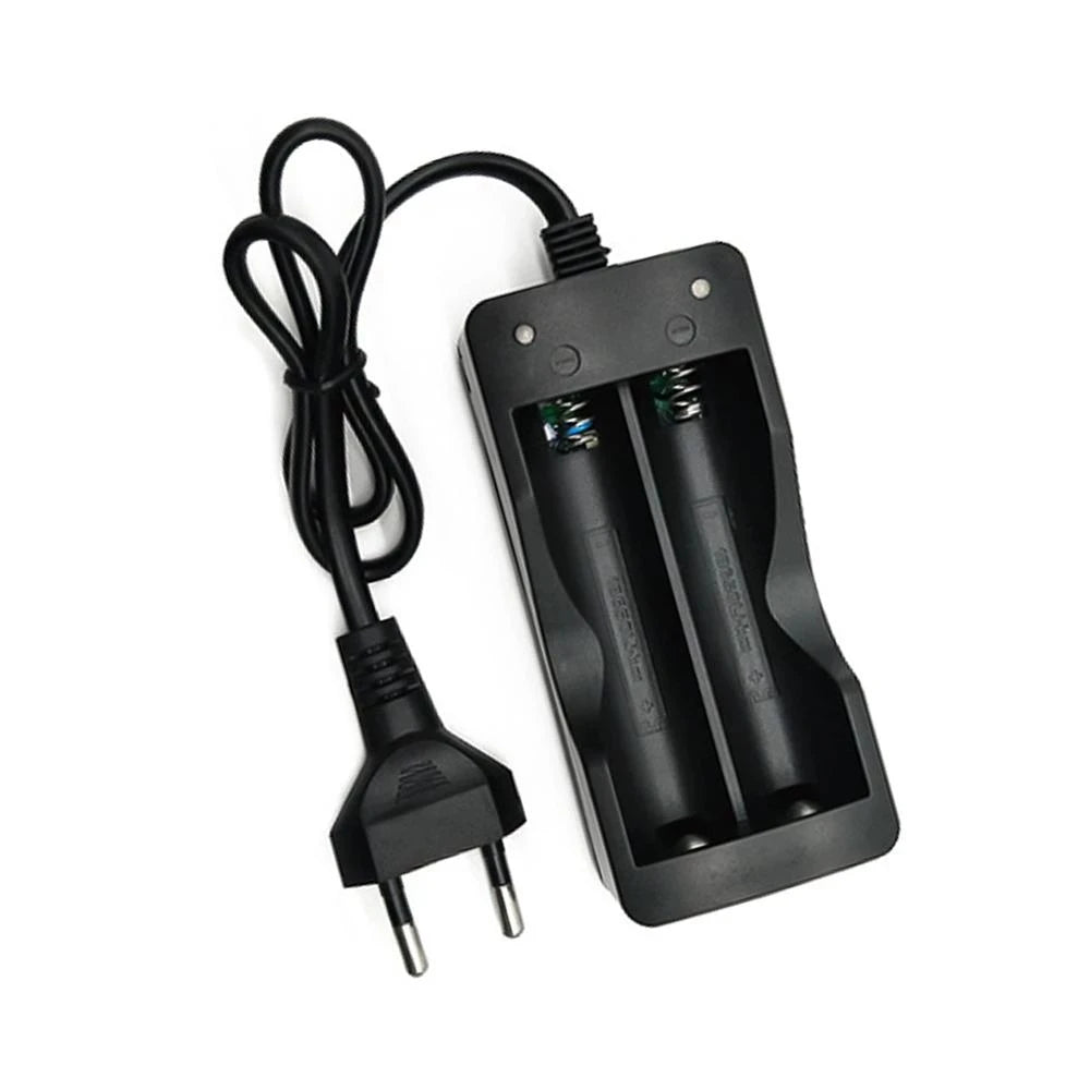 Dual Slots USB Batteries Smart Charger EU Plug 18650 26650 14500 Universal Battery Charger For Li-ion 3.7V Rechargeable 2 Slots