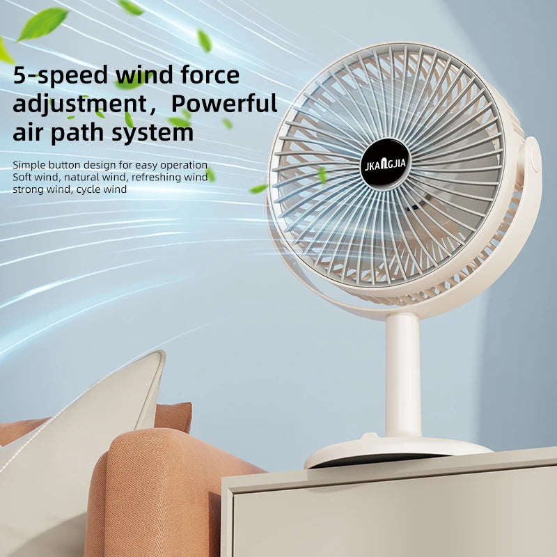 Small Electric Fan Home Dormitory Office Desktop High Wind Fan Portable Cooling fan Table Air circulators Fans Air Cooler