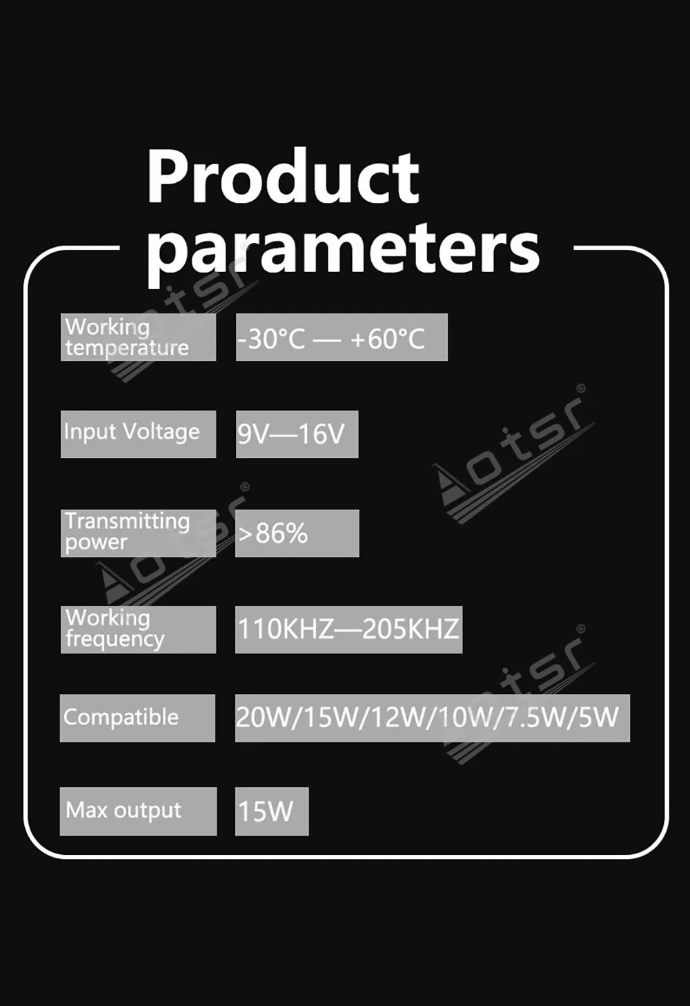 2025 New Product of Wireless Charger For Roewe NEW Energy 2016-2019 Fast charging Car Accessories Supplies Convenient Utensils