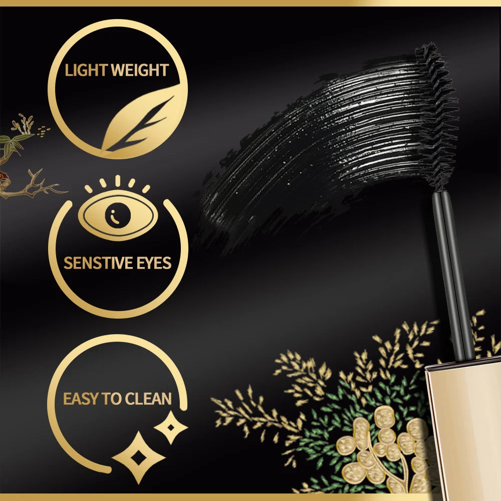 CATKIN Mascara Black, Volumizing & Lengthening Waterproof Nourish Eyelash Mascara, Create Longer and Thicker Looking Lashes