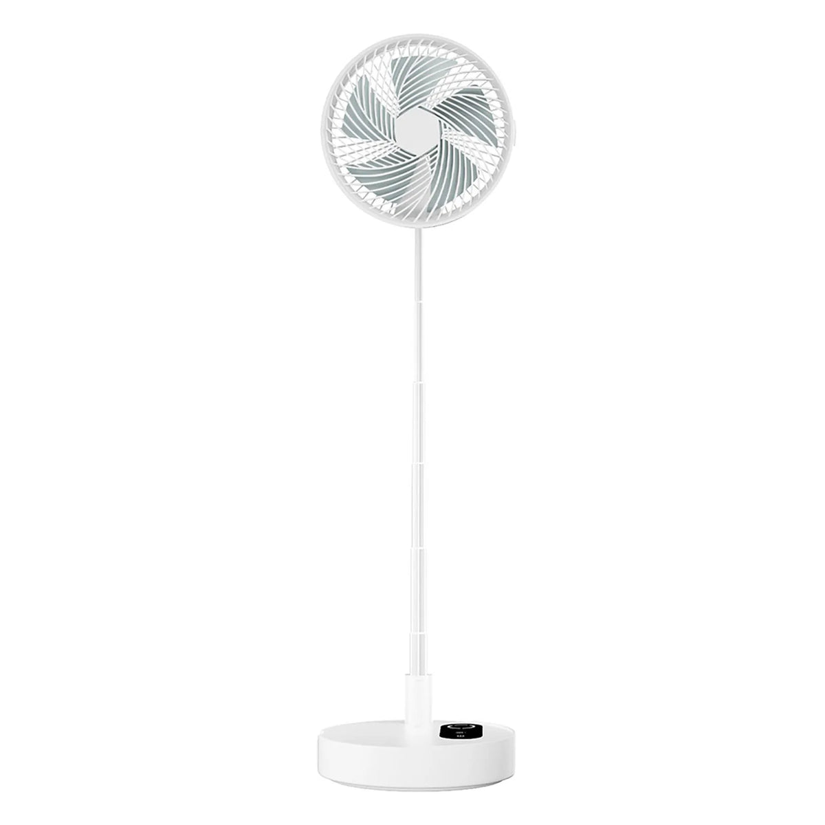 Portable 8.3in Folding Fan Touchscreen Remote Control Standing Desk Cooler 120 Angle 10000mAh Battery Powered Night Light USB