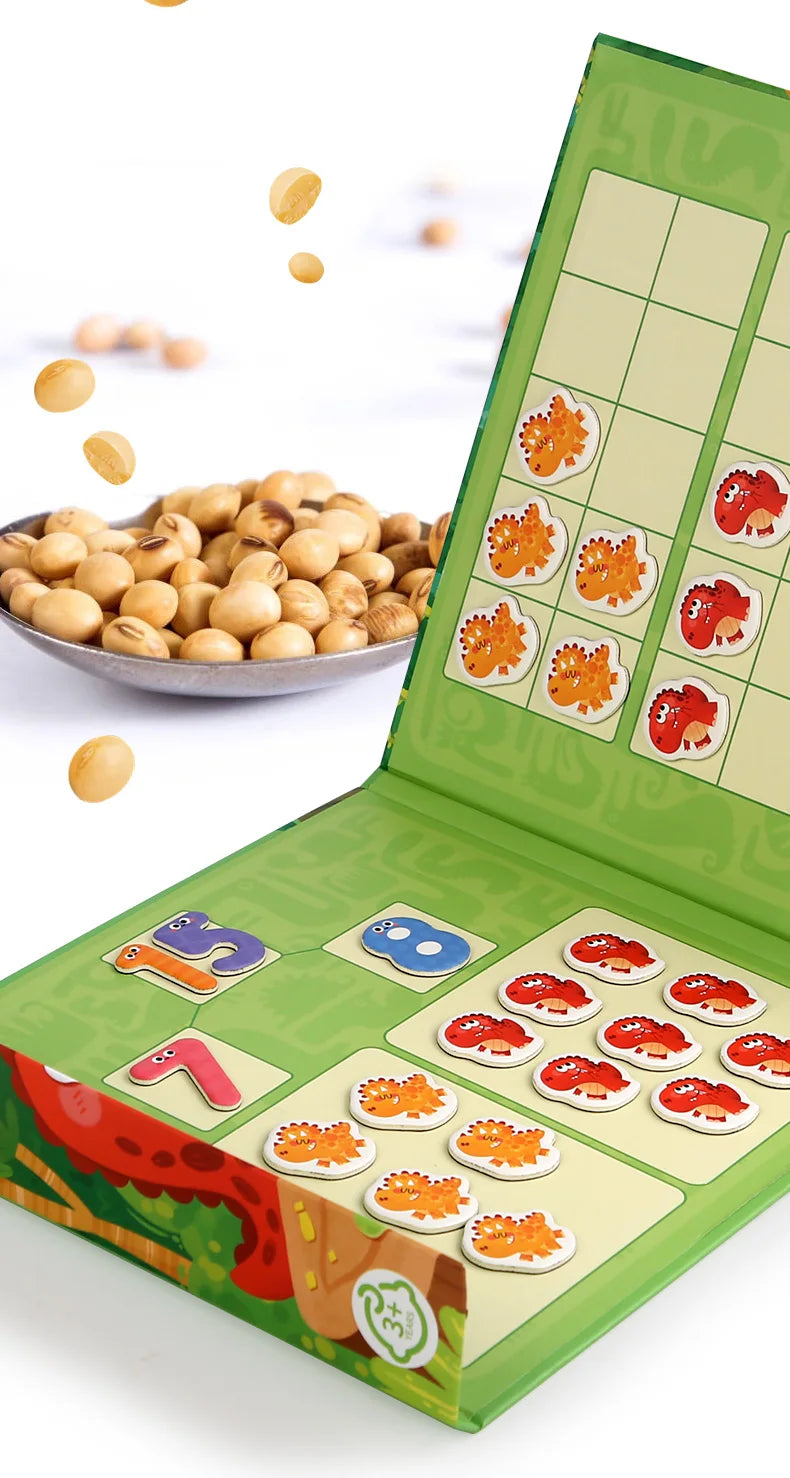 Children's math enlightenment teaching aids, number decomposition, addition and subtraction toys, educational magnetic puzzle