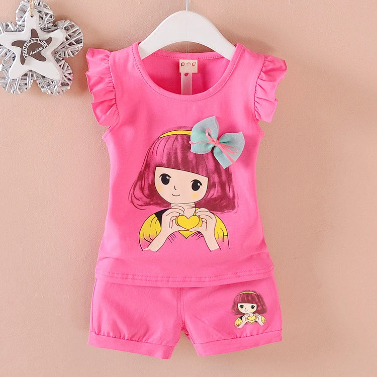 One-Year-Old Vest Little Girl Summer Pure Cotton Children's Clothing
