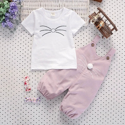 One-Year-Old Vest Little Girl Summer Pure Cotton Children's Clothing