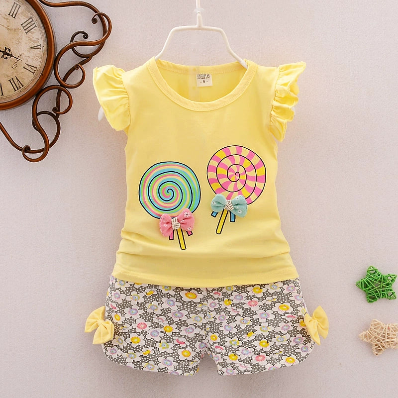 One-Year-Old Vest Little Girl Summer Pure Cotton Children's Clothing