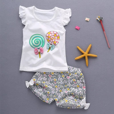 One-Year-Old Vest Little Girl Summer Pure Cotton Children's Clothing