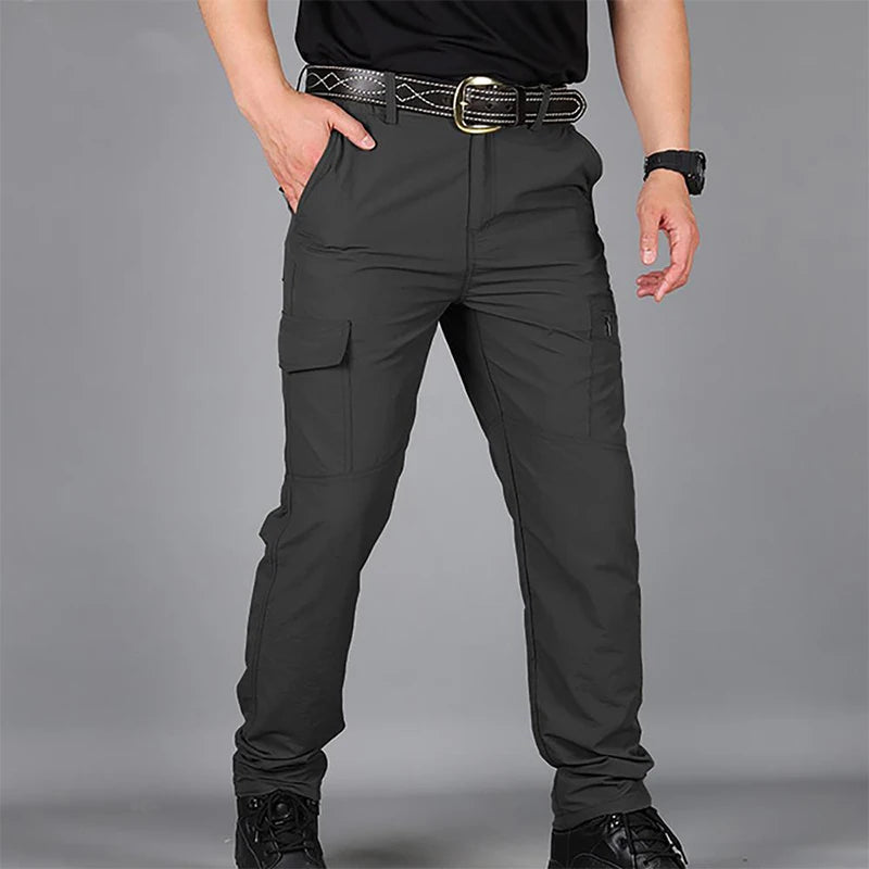 Men Pants Casual Cargo Pants Militari Tactic Army Trousers Male Breathable Waterproof Multi-Pockets Pant Size S-5XL Plus Size