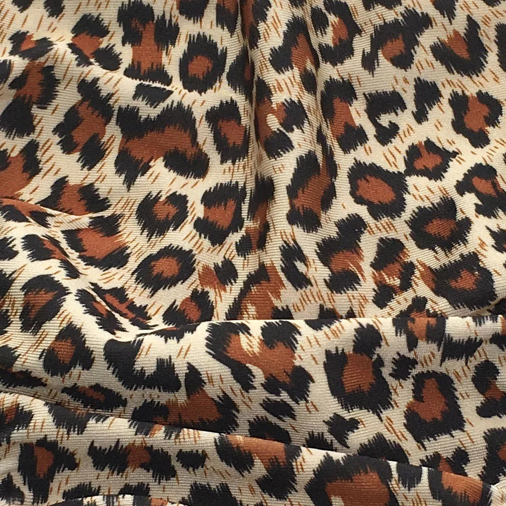 Mens G7284 bodysuit Thong Leotard High Cut X Cross Back Swimsuit Swim Fabric Printed Tiger