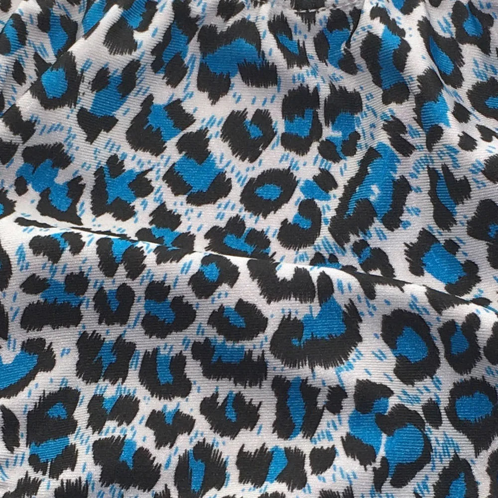 Mens G7284 bodysuit Thong Leotard High Cut X Cross Back Swimsuit Swim Fabric Printed Tiger