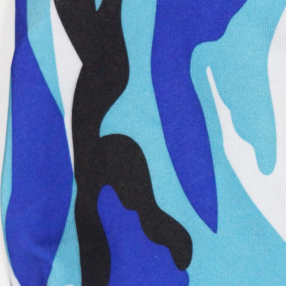 Mens G7284 bodysuit Thong Leotard High Cut X Cross Back Swimsuit Swim Fabric Printed Tiger