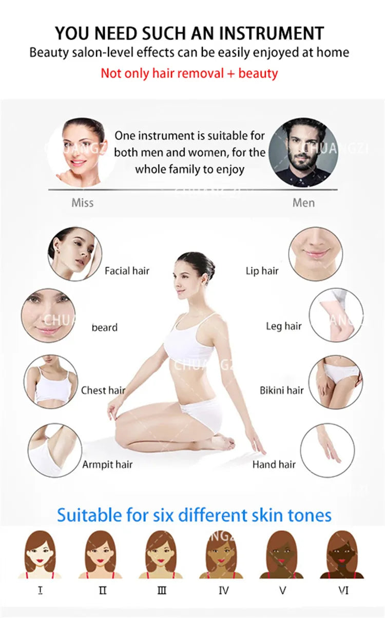 Newest 2000W 808nm diode l-aser 3 Wavelength 755 808 1064nm Hair Removal Machine Cooling Head Painless Epilator Face Body