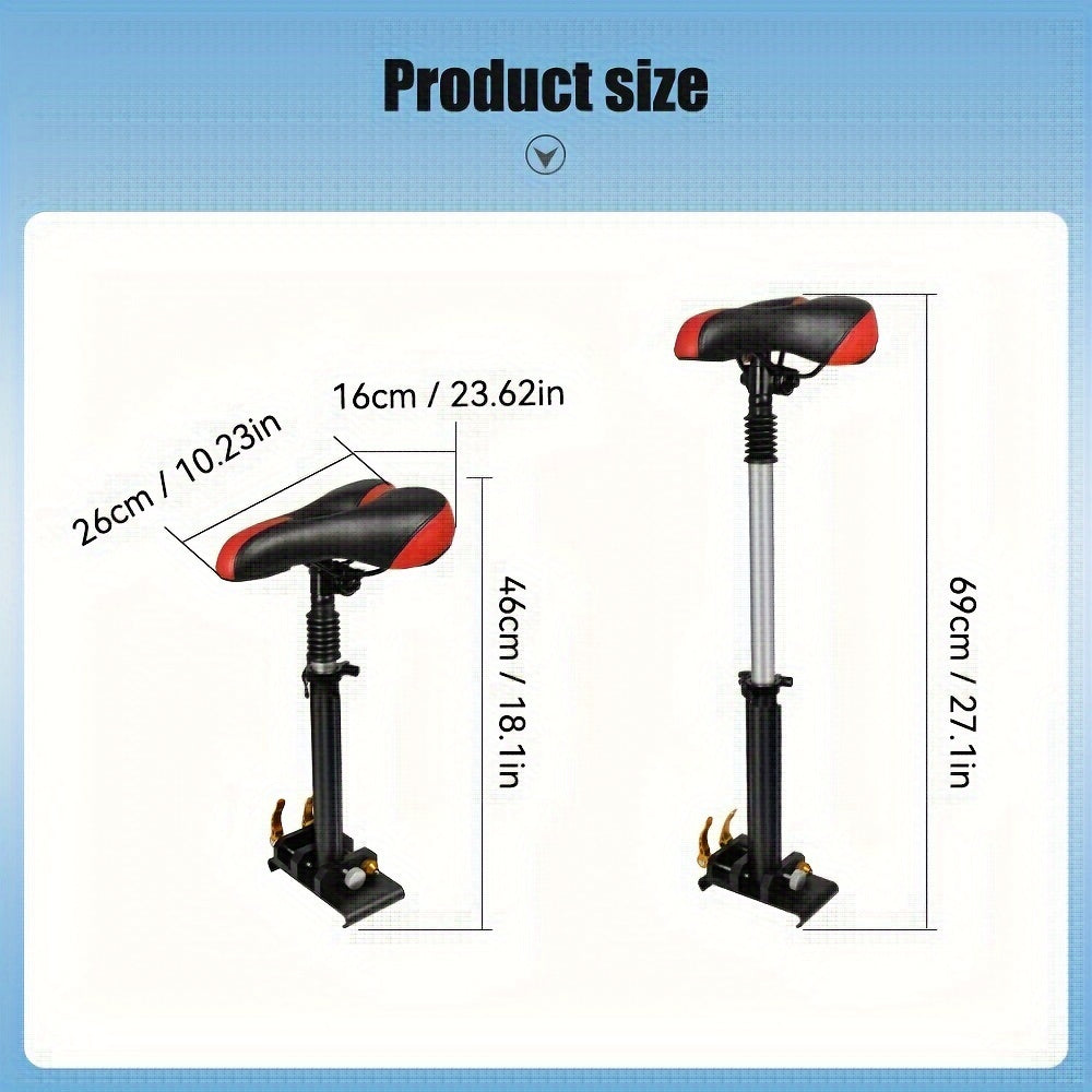 Suitable for Xiaomi M365/1S/Pro Electric Scooter, No-drill Upgrade Model Foldable Soft Bag Seat Cushion