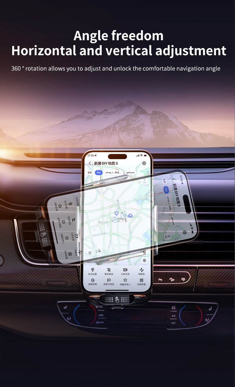 For Porsche 911 2019 2020-2022 2023 Car Phone Holder Wireless Charging Bracket Dedicated Fixed Base Auto Interior Accessories