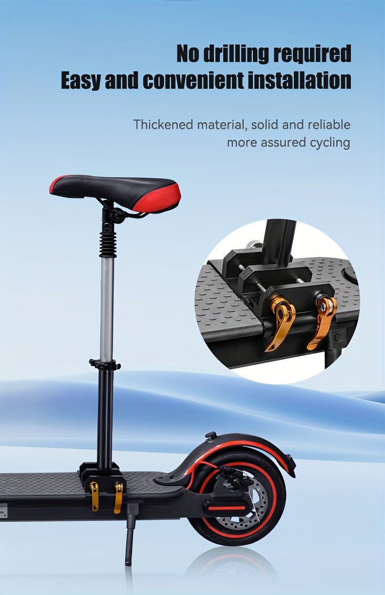 Suitable for Xiaomi M365/1S/Pro Electric Scooter, No-drill Upgrade Model Foldable Soft Bag Seat Cushion