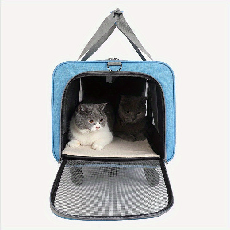 Large Extra Portable Detachable Dog Trolley Case - Foldable Pet Bag Cat Travel Carrier Bag