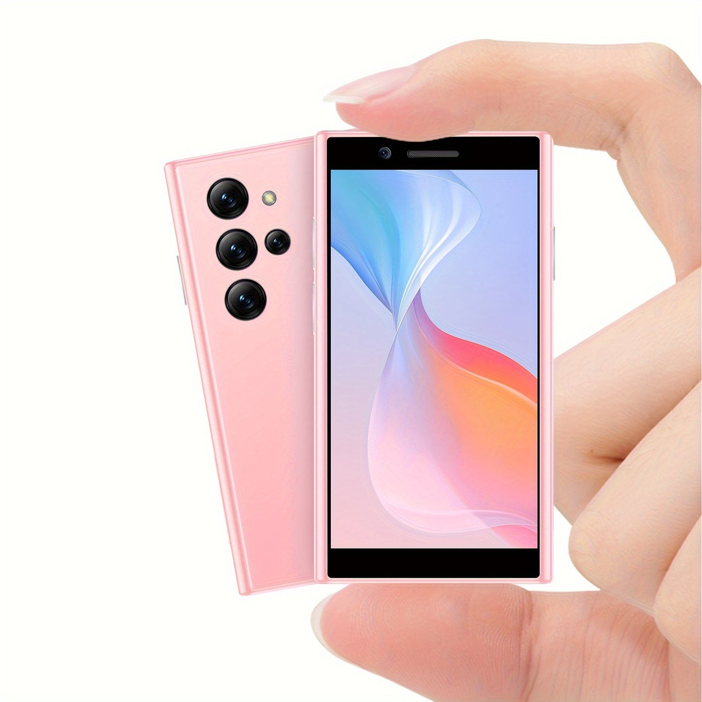 BezosMax Smart Phone, Unlock Smart Phone, 3.0-inch HD Screen, Phone, 2GB+16GB Memory, Suitable For Small Phone GPS Pocket Phone, Creative Gift, Suitable For Students