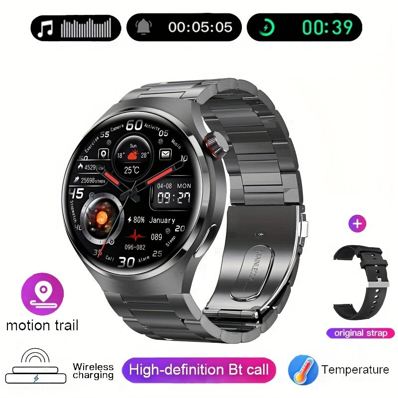 GT4 Pro Smart Watch Men's Watch GT4 Pro AMOLED High Definition Screen Wireless Call GPS Sports Tracker NFC Smart Watch New