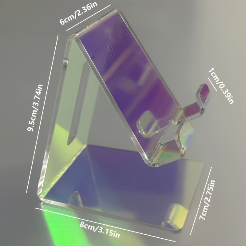 Sturdy Acrylic Smartphone Stand - Universally Fits 4-8 Devices - Perfect Desk Organizer for Office & Home Use