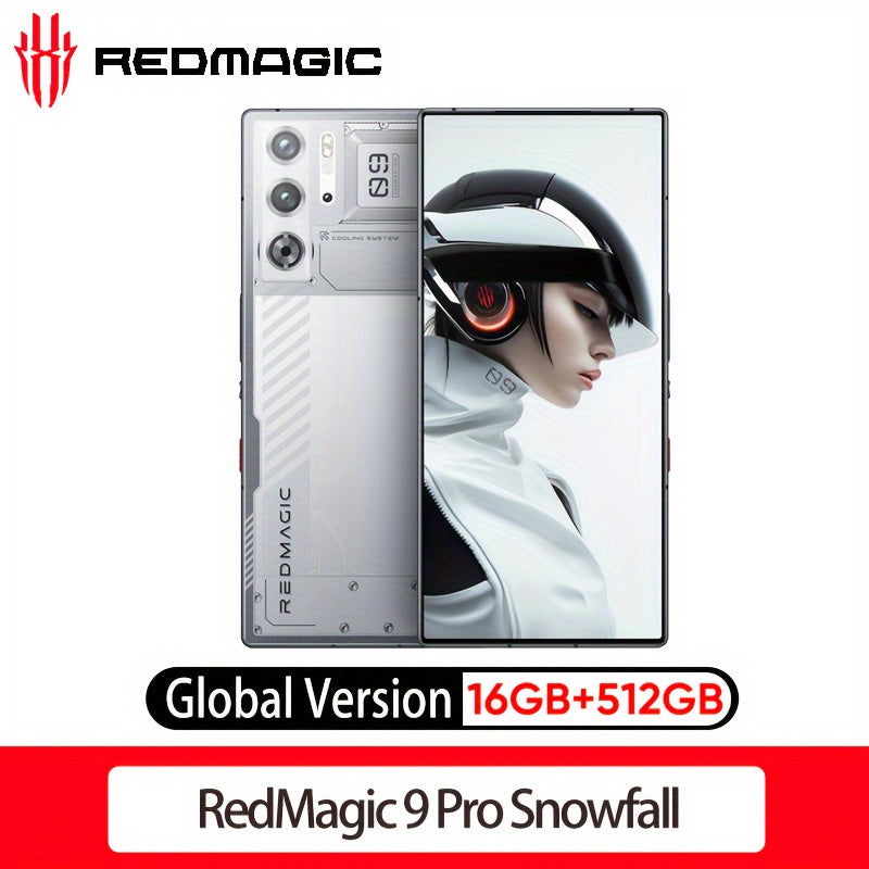 Global Version RedMagic 9 Pro 5G Smartphone Gaming Phone Snapdragon 8 Gen 3 6500mAh Battery 80W Fast Charging Esports Phone With US Charger