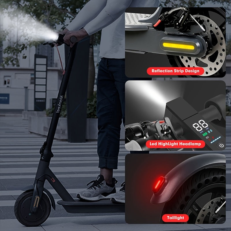 Portable Foldable Electric Scooter For Students & Commuters - 350W Motor, Max Speed 25 Km/h, 25-30 Km Range - Convenient E Scooter For Daily Use