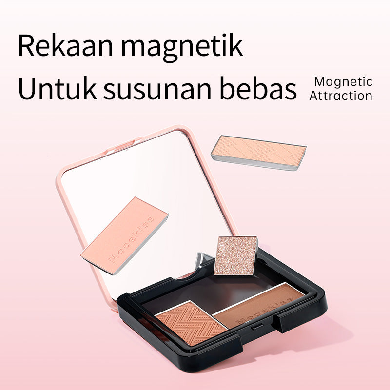 Mooekiss Eyeshadow Palette Multiple Colors One Palette Multipurpose 8.5g Makeup Cosmetics