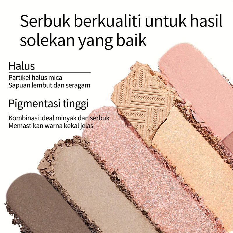 Mooekiss Eyeshadow Palette Multiple Colors One Palette Multipurpose 8.5g Makeup Cosmetics
