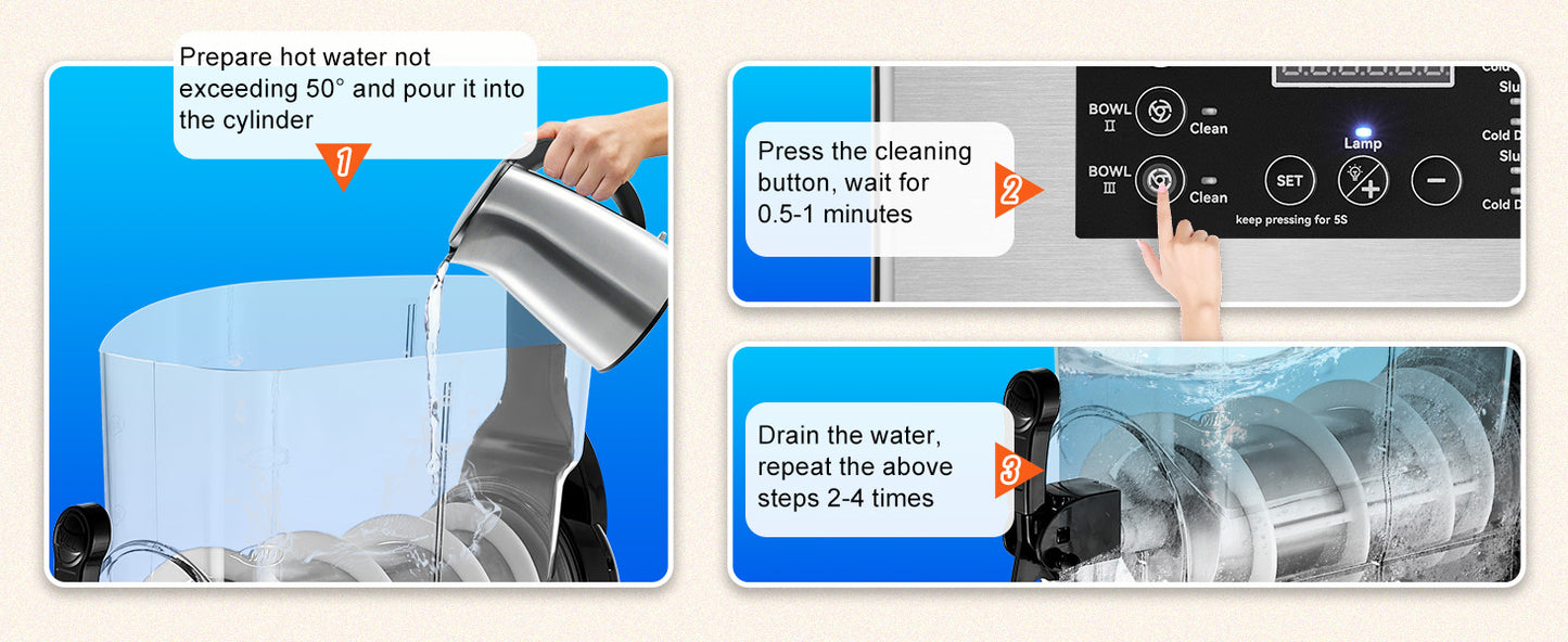 VEVOR Commercial Slushy Machine, 36L/9.6Gal Stainless Steel Margarita Smoothie Frozen Drink Maker