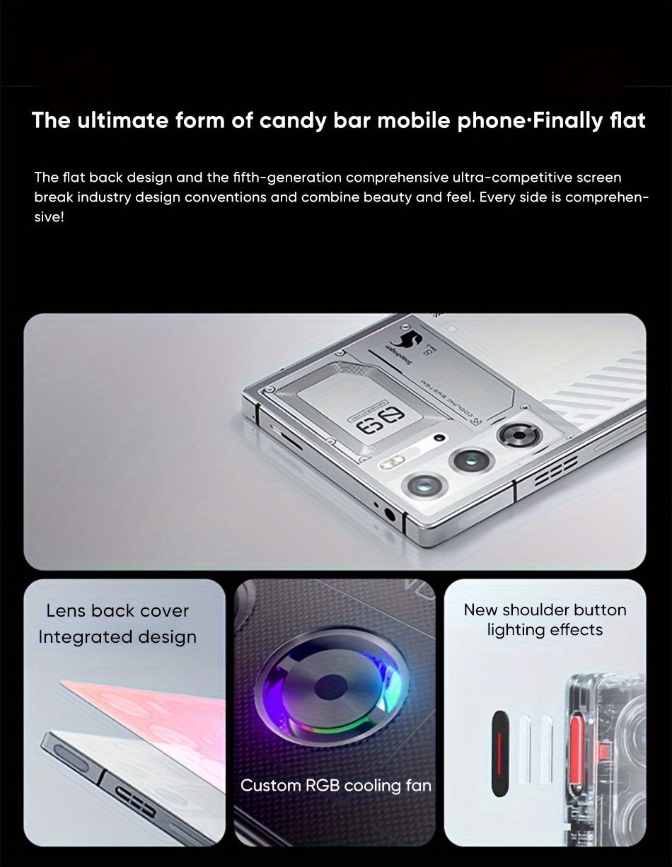 Global Version RedMagic 9 Pro 5G Smartphone Gaming Phone Snapdragon 8 Gen 3 6500mAh Battery 80W Fast Charging Esports Phone With US Charger