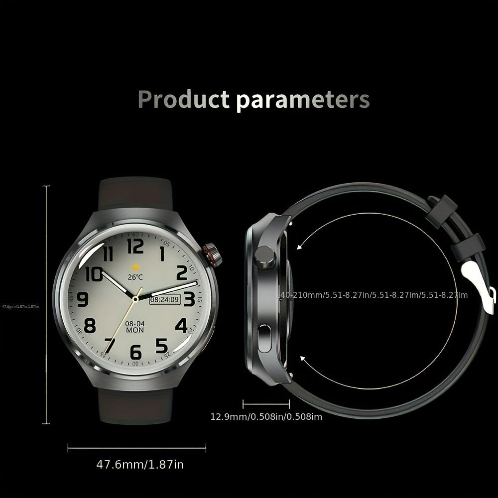 2024 New GPS Motion Trajectory Smart Watch Men NFC Wireless Call Men Watch 360*360 HD Screen Smartwatch Sports Fitness Tracker Outdoors Smart Watch For Men