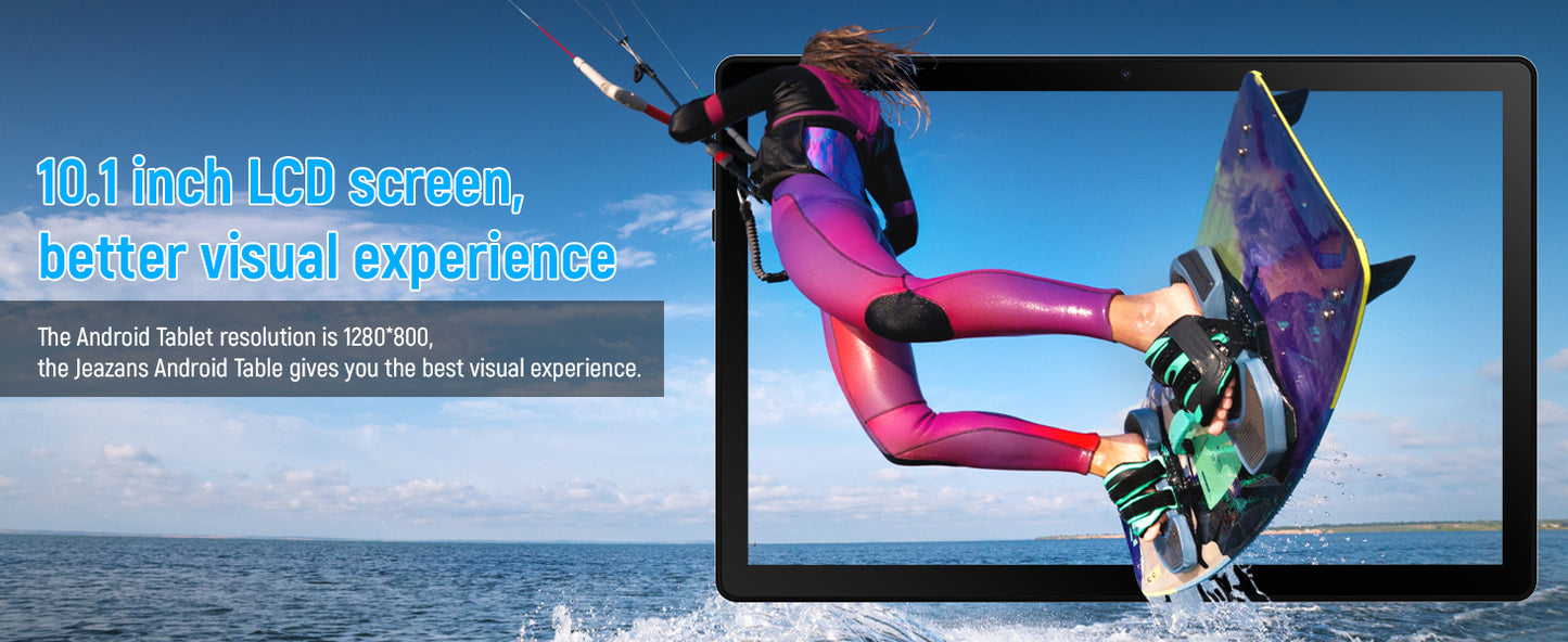 10 Inch Tablet Android 14 A523 Octa Core 12GB RAM 64GB ROM(TF 1TB) 5000mAh Face Unlocked Dual Carmera Keyboard Mouse Set PC Pad