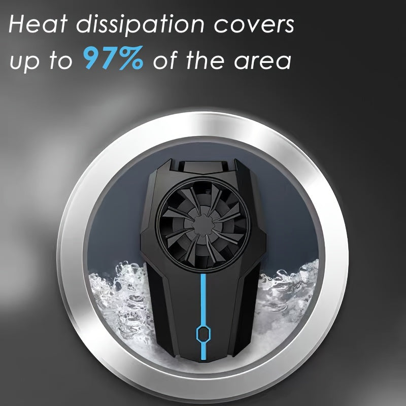 Supreme Gaming Radiator - Dual Cooling System for Ultimate Performance - Fits All iPhones & Androids, RGB Lights, USB Charging - Universal Smartphone Compatibility