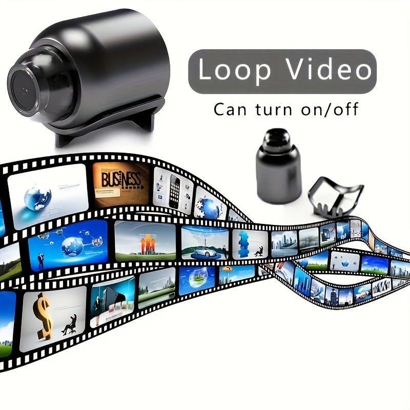 Wi-Fi Home Security IP Camera - Night Vision, Motion Detection, Wide-Angle, Smartphone Control, USB Powered