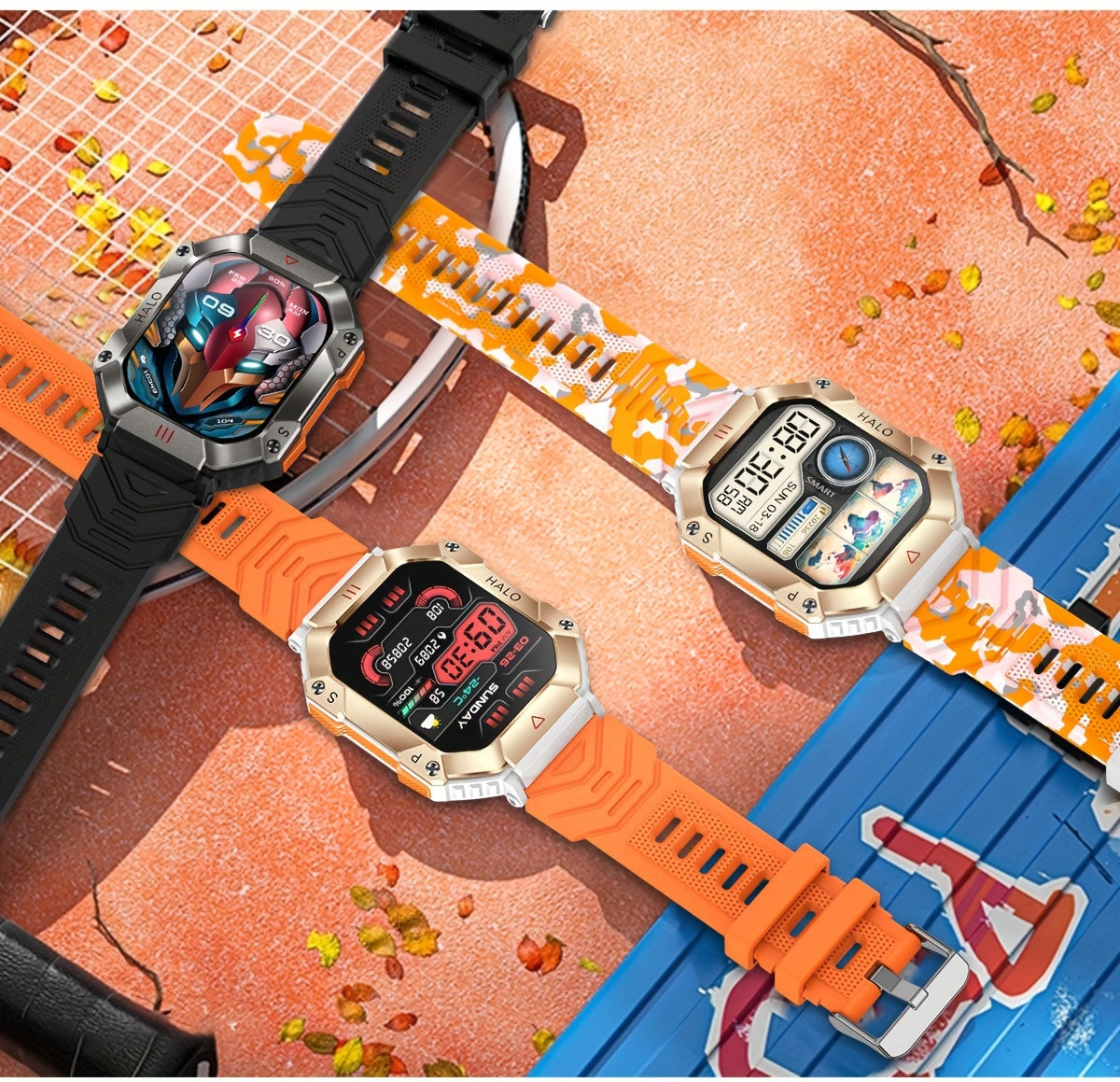 Smart Watch (Answer/Make Call), 2.0 Inch 100+Sport Modes/Altitude Pressure Compass/GPS Track Watch MAC Address Viewing, Watches For Android & Iphone. Fitness Watch For Women/Men